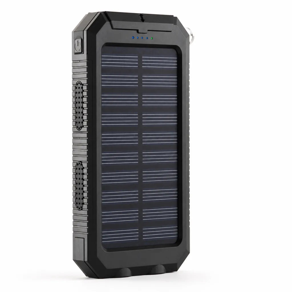 Solar Power Bank 500,000 mAh Dual USB LED Light