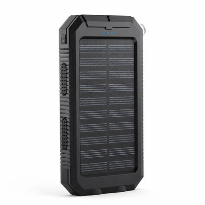 Solar Power Bank 500,000 mAh Dual USB LED Light