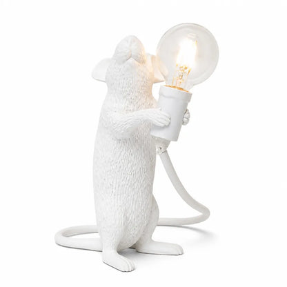 Table Lamp Playful Mouse Design Warm Ambient Light