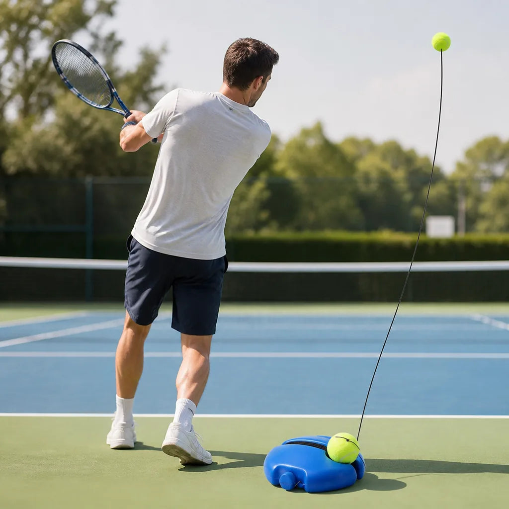 Tennis Trainer Tethered Ball & Rope Fillable Base