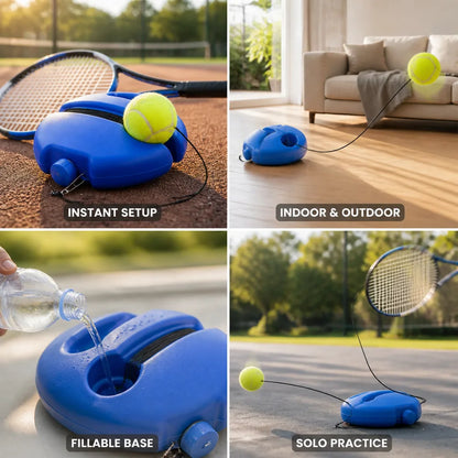 Tennis Trainer Tethered Ball & Rope Fillable Base