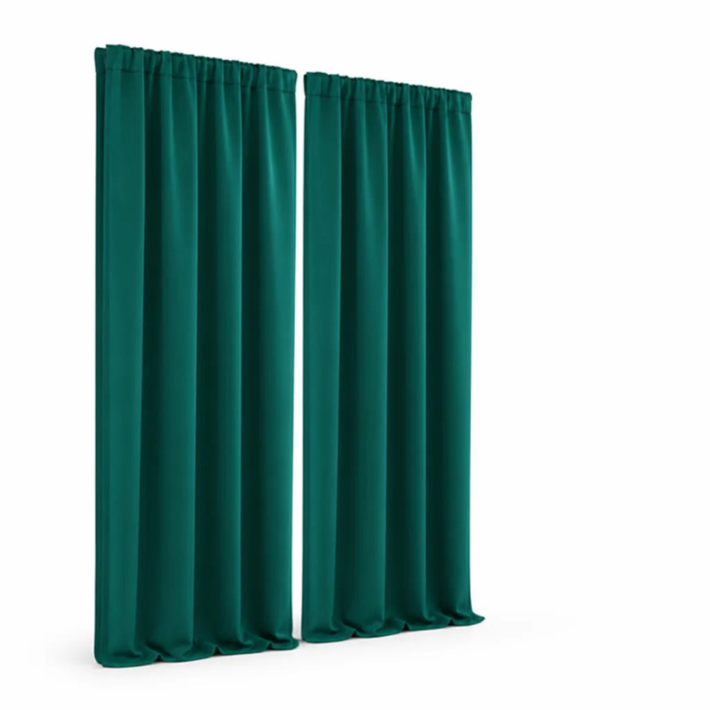 Thermal Rod-Pocket Blackout Curtains (Set of 2 Panels)