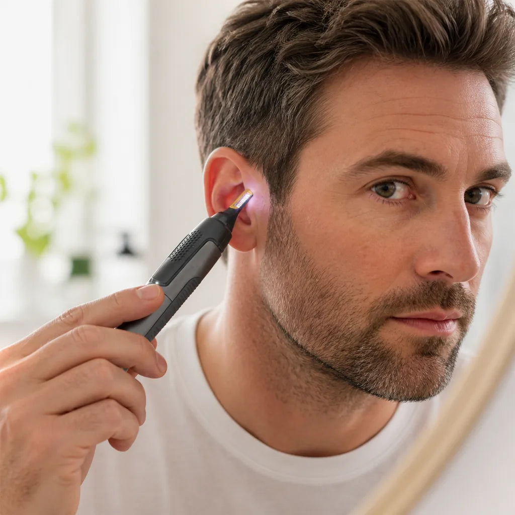 Titanium-Coated Ultra-Fine Precision Trimmer (LED Light)
