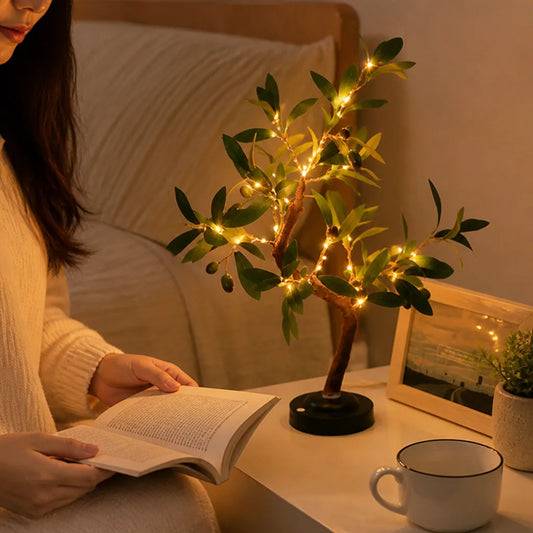 Tree-Shaped Tabletop LED Night Light