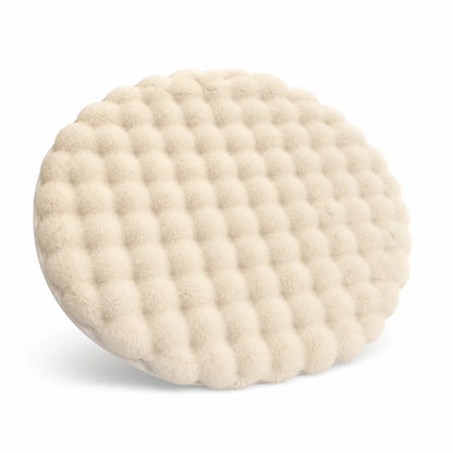 Tufted Polyester Fleece Round Rug (90 cm)