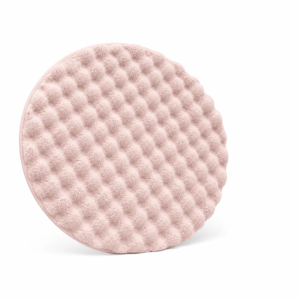 Tufted Polyester Fleece Round Rug (90 cm)