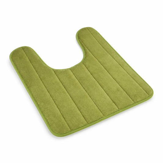 U-Shaped Non-Slip Velvet Toilet Mat