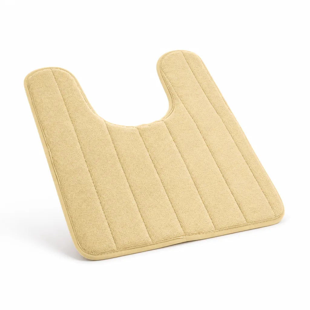 U-Shaped Non-Slip Velvet Toilet Mat