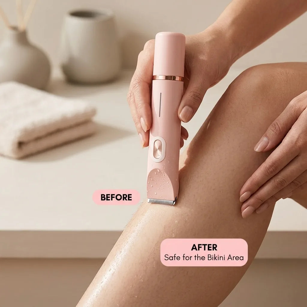Waterproof Cordless Intimate Shaver (2-In-1 Head)