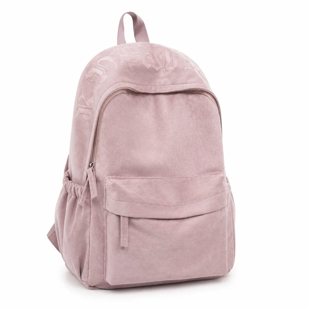 Women's Backpack Soft Suede Multiple Pockets