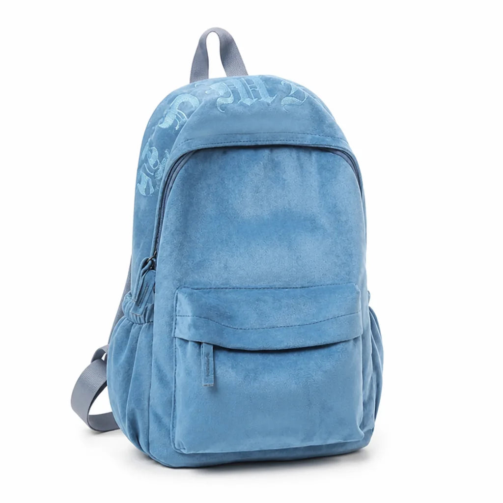 Women's Backpack Soft Suede Multiple Pockets