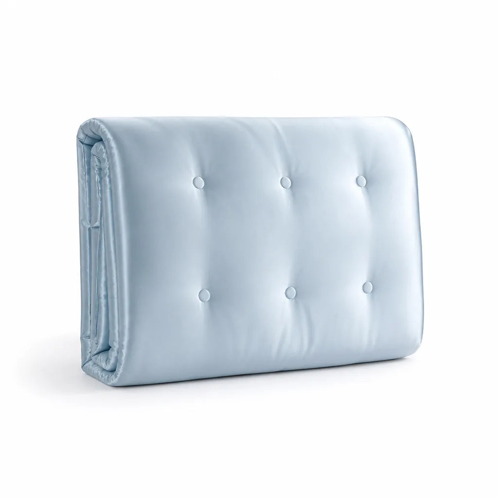Women's Satin-Look Buttoned Duvet