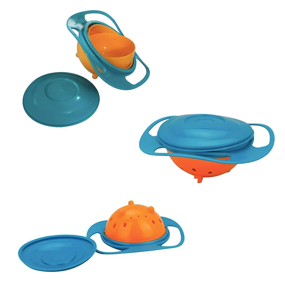360° Rotating Balance Bowl with Gyroscopic Design