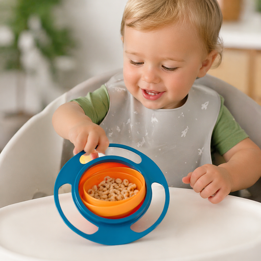 360° Rotating Balance Bowl with Gyroscopic Design