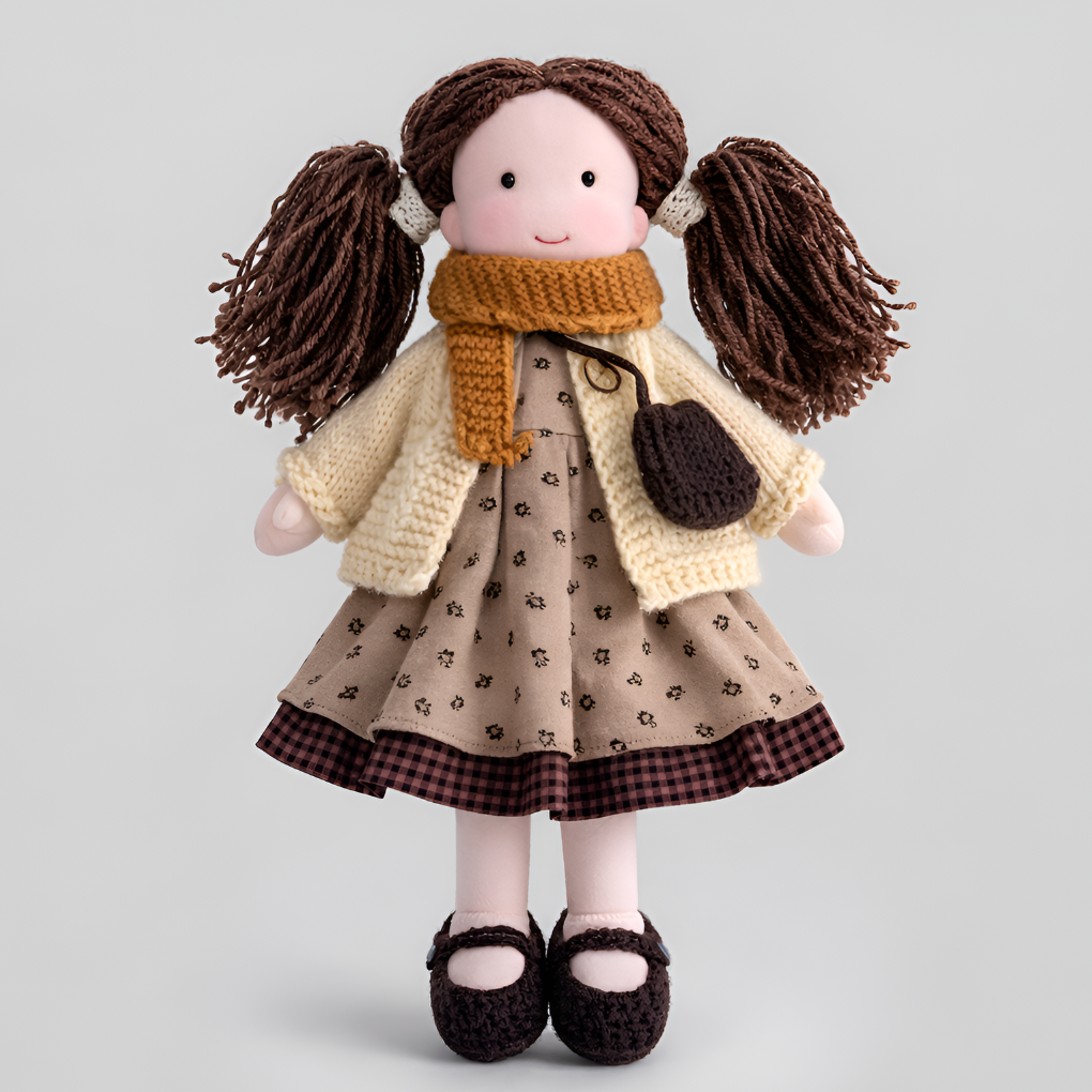 Cherished Companion Doll with Soft Cotton and Wool Fill