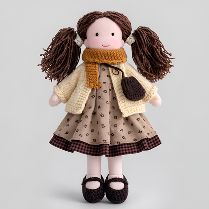Cherished Companion Doll with Soft Cotton and Wool Fill