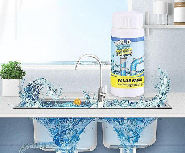 Powerful Drain Cleaner with pH Balancing Action for Safe Use