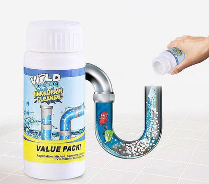 Powerful Drain Cleaner with pH Balancing Action for Safe Use