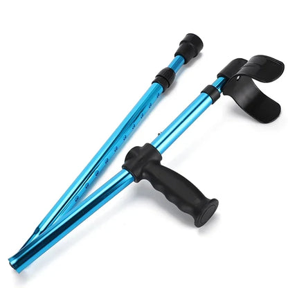 Versatile Folding Support Crutch with Comfortable Grip