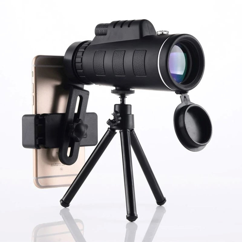 Portable High-Definition Monocular with Smartphone Adapter