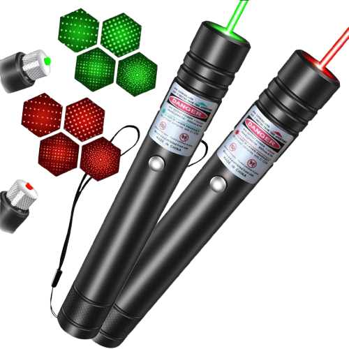BrightBeam Laser Pointer with Rechargeable Power and Dual Modes
