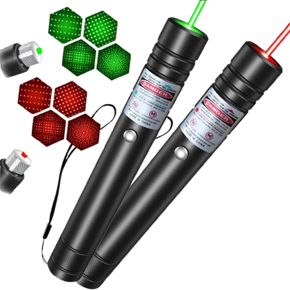 BrightBeam Laser Pointer with Rechargeable Power and Dual Modes