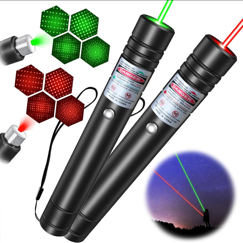 BrightBeam Laser Pointer with Rechargeable Power and Dual Modes
