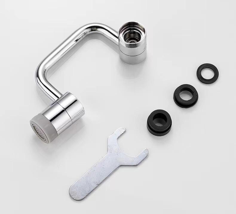 360-Degree Faucet Extension with Adjustable Spray Options