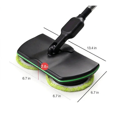 Dual Motor Electric Mop with Adjustable Handle, 40-50 Minutes Operation