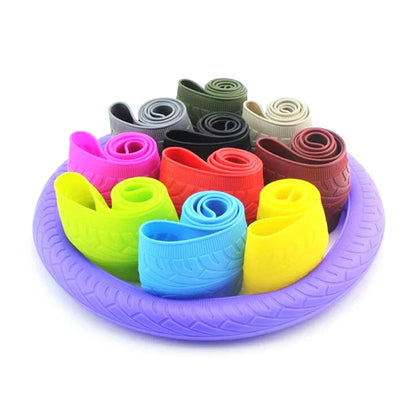 Ergonomic Steering Wheel Cover with Textured Grip & Comfort Nodes