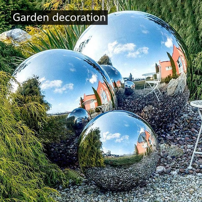 Brilliant Reflective Spheres for Your Garden Oasis