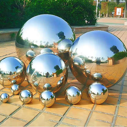 Brilliant Reflective Spheres for Your Garden Oasis