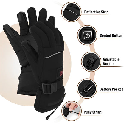 ThermoGlove Pro: USB-Powered Heated Gloves with 3 Settings