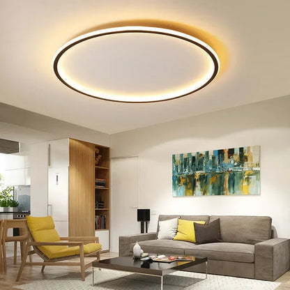 Round LED Ceiling Lamp - Minimalist Design