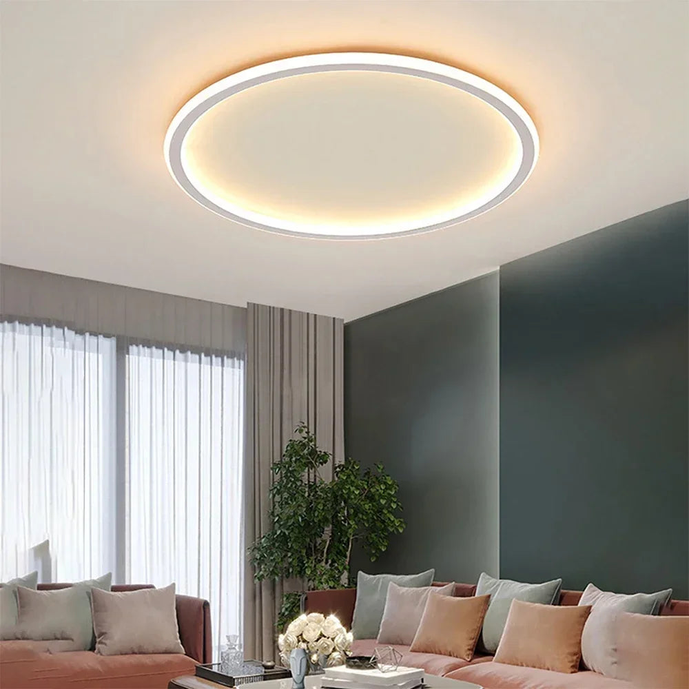 Round LED Ceiling Lamp - Minimalist Design