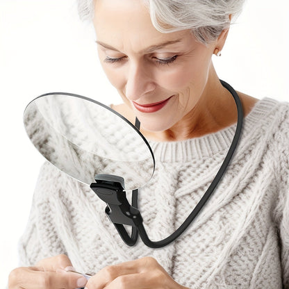 Hands-Free Magnifying Glass with 5X Magnification and Adjustable Neck Strap