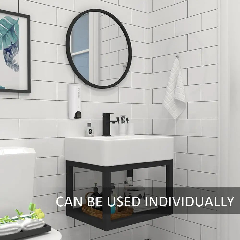 Triple Chamber Shower Dispenser for Effortless Organization