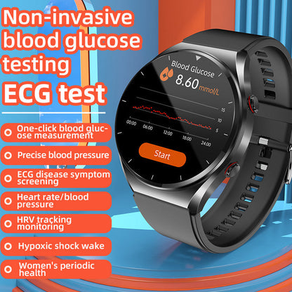 Health Monitoring Smartwatch Featuring ECG and Blood Pressure Tracking