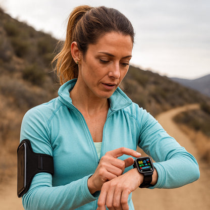 GPS Smartwatch with SOS Function for Live Health Tracking