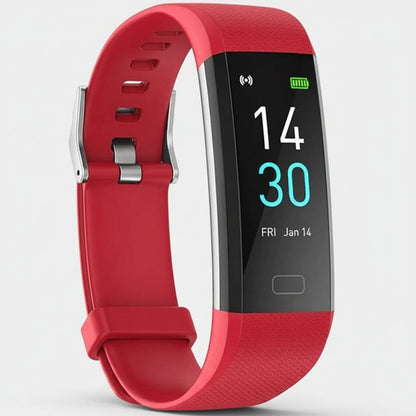 Sleek Smartwatch Fitness Tracker with Blood Pressure Monitoring for Daily Health