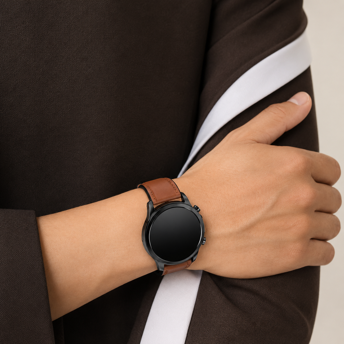 Sleek Health Monitor Watch – Fitness Tracker with Heart Rate & Glucose Tracking