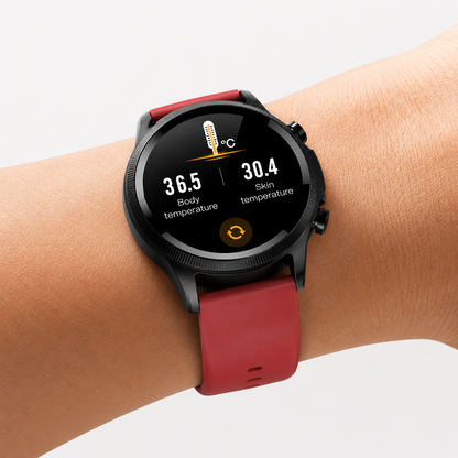 Sleek Health Monitor Watch – Fitness Tracker with Heart Rate & Glucose Tracking