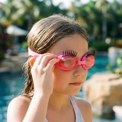 Heart-Shaped Swimming Goggles for Kids with Anti-Fog Lenses - Fun Style