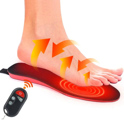 Rechargeable Heated Footwear Inserts with Remote Control