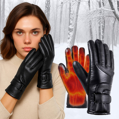 Waterproof Touchscreen Thermal Gloves for Women – USB Rechargeable