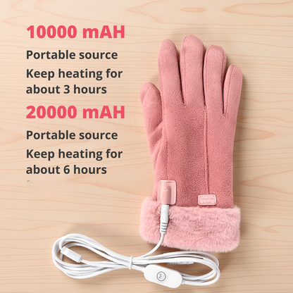 Waterproof Touchscreen Thermal Gloves for Women – USB Rechargeable