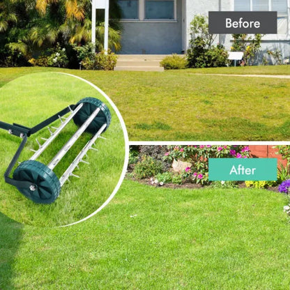 Premium Manual Lawn Aerator for Effortless Soil Care