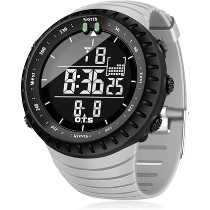 Digital Outdoor Sports Watch – Shock Resistant with LED Backlight and Waterproof