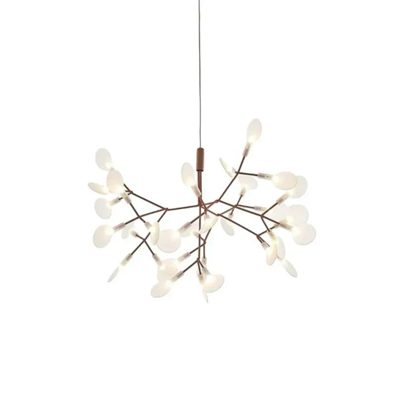 LED Chandelier with Mid-Century Design