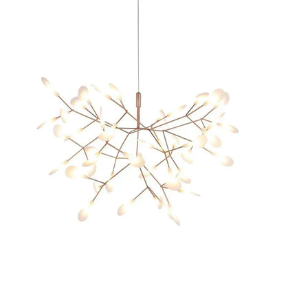 LED Chandelier with Mid-Century Design